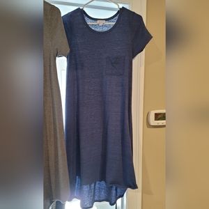 Carly dress high low style